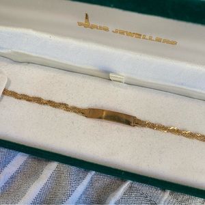 10k Gold ID Bracelet